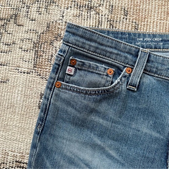 AG Jodi High Rise slim Flare Crop Jeans - Picture 2 of 7